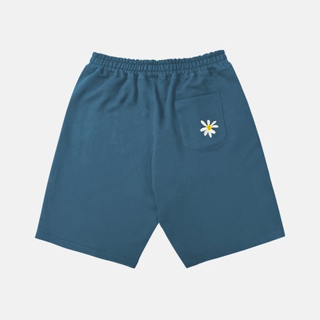 Daisy Terry Sweat Shorts (Dusty Blue)