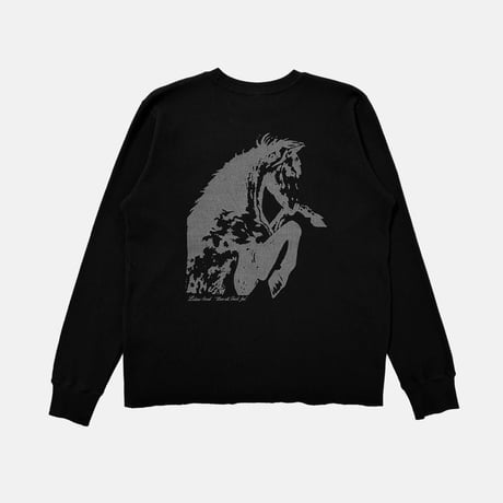 Horse Thermal LS Tee (Black)