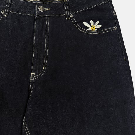 Smart Daisy Selvedge Jeans (Dark Indigo)