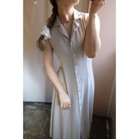 beige silk one-piece