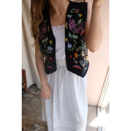 black fruit vest