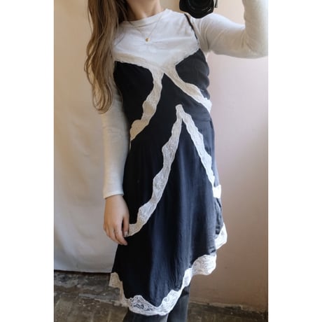 black camisole one-piece