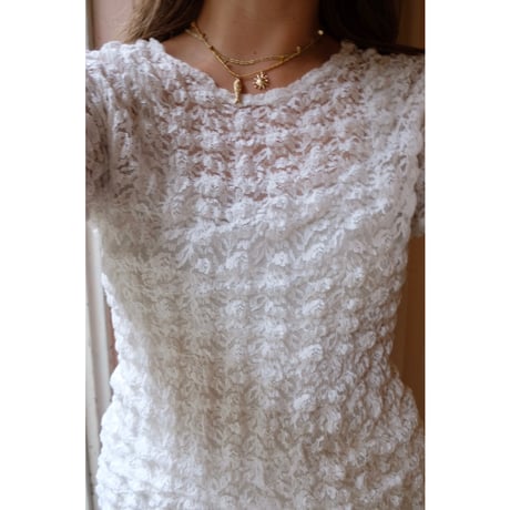 lace popcorn tops
