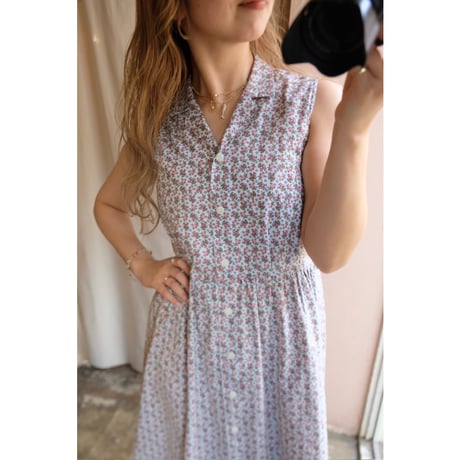 light blue rose one-piece