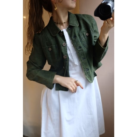 green jacket