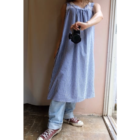 blue stripe one-piece