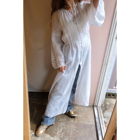 white embroidery one-piece