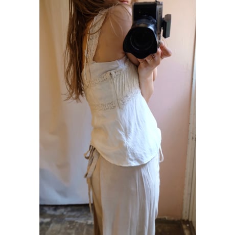 white lace camisole