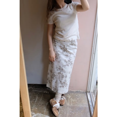 ivory rose skirt