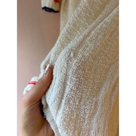 tricolore summer knit