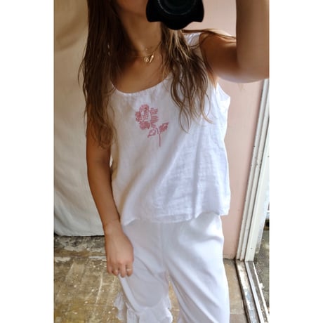 cross-stitch tank top
