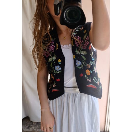 black fruit vest