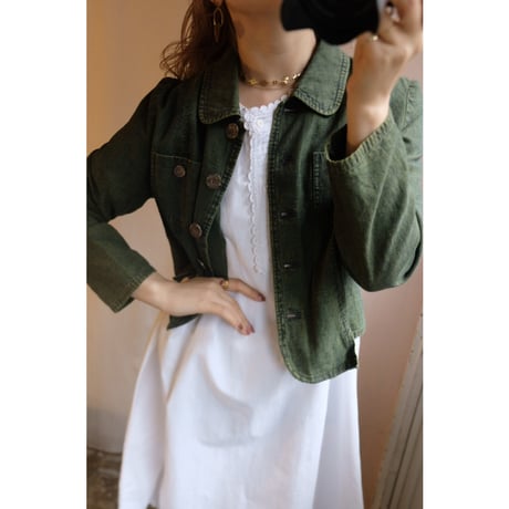 green jacket