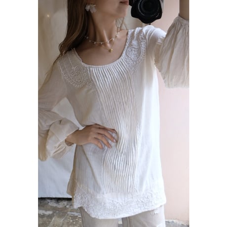 white chiffon blouse