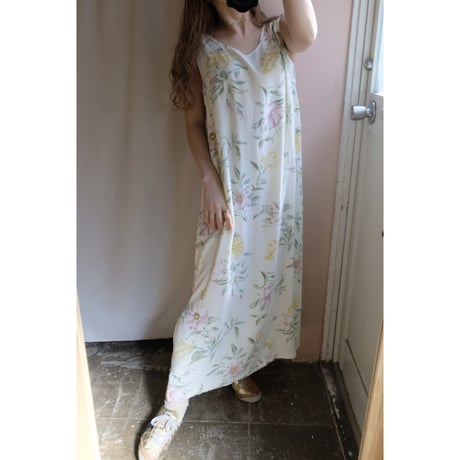 white flower one-piece