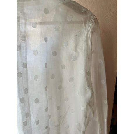 flower dot blouse