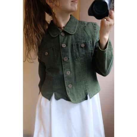 green jacket