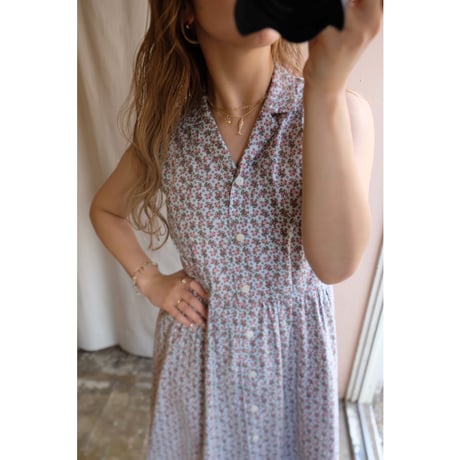 light blue rose one-piece