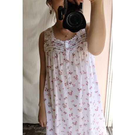 pink flower one-piece