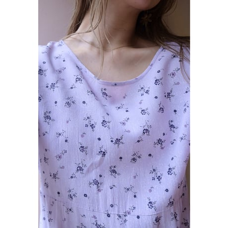 lavender flower one-piece