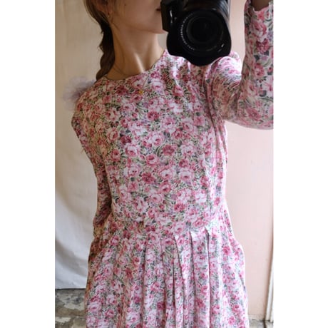 pink rose one-piece
