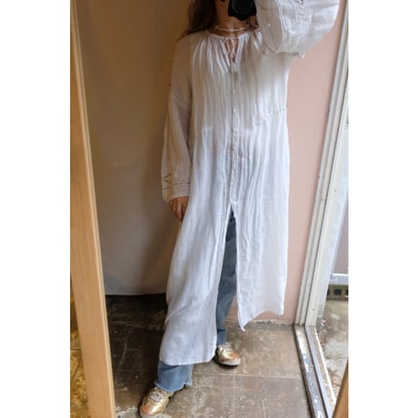 white embroidery one-piece