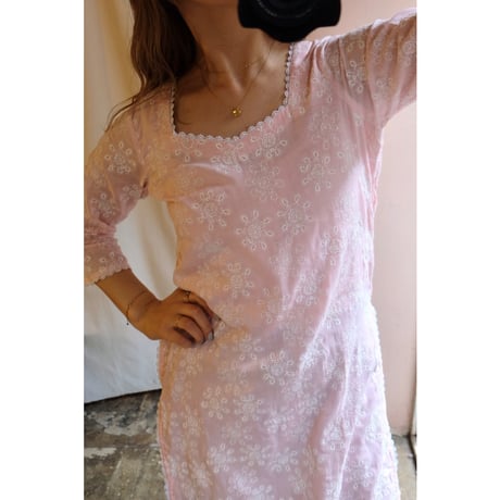 milky pink one-piece
