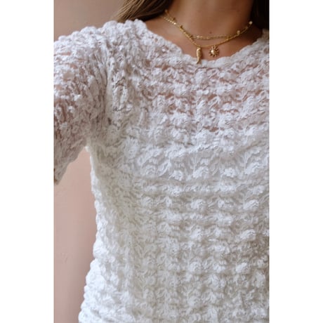 lace popcorn tops