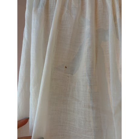 vintage white apron
