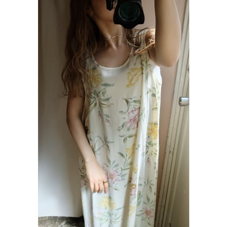 white flower one-piece