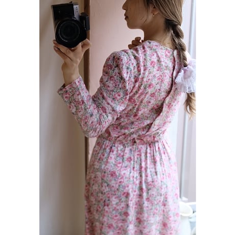 pink rose one-piece