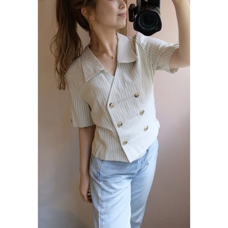 stripe blouse