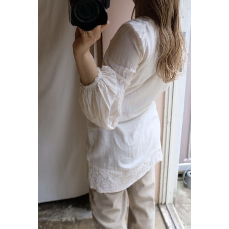 white chiffon blouse