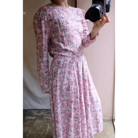 pink rose one-piece