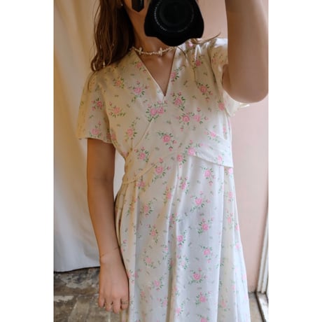 vintage flower one-piece