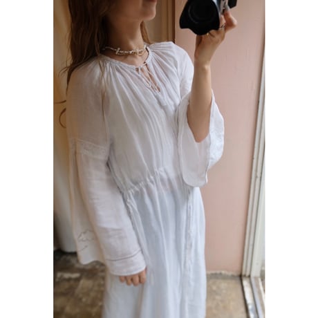 white embroidery one-piece