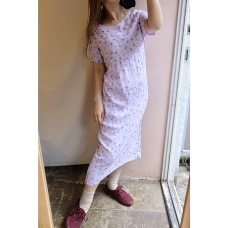 lavender flower one-piece