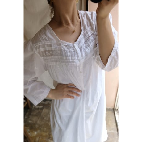 white embroidery one-piece
