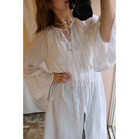 white embroidery one-piece