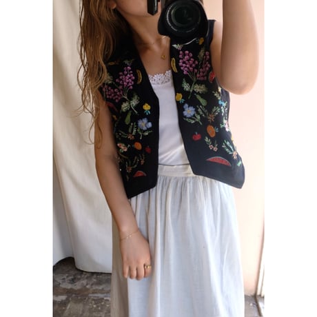 black fruit vest