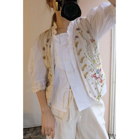 embroidery vest