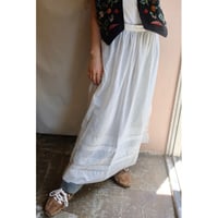 vintage white apron