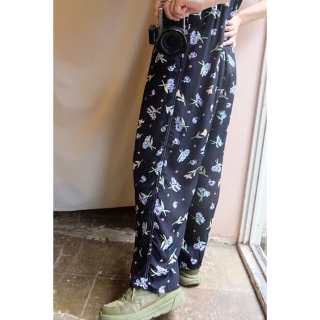 black flower overall