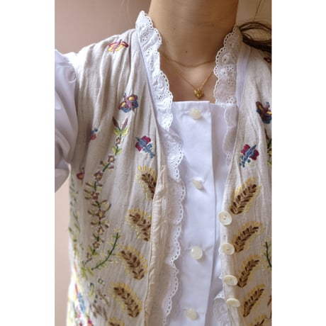 embroidery vest