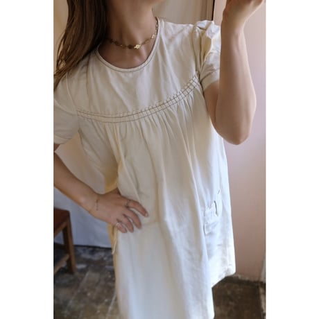 ivory short one-piece