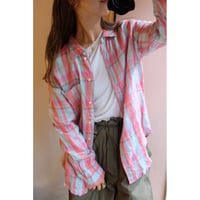 colorful check shirt