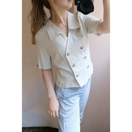 stripe blouse