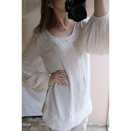 white chiffon blouse