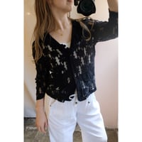 black flower jacket