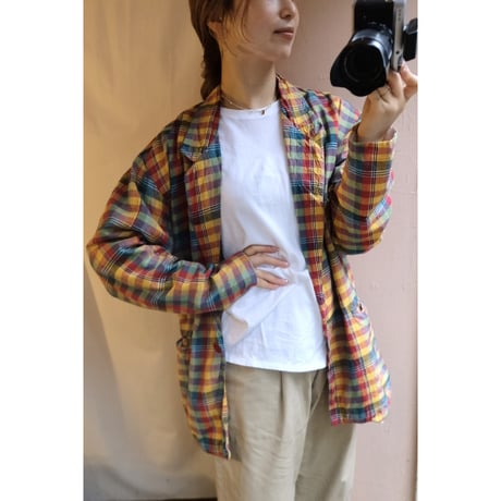 colorful check jacket